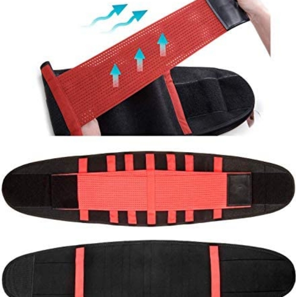 Unisex Lumbar Back Support Adjustable waist belt - Picture 3 of 7
